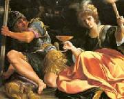 Annibale Carracci Alessandro e Taide oil